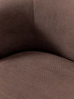 Butacas|Sillones></noscript>Westwing Collection Sillón lounge Alba Tejido aterciopelado marrón oscuro