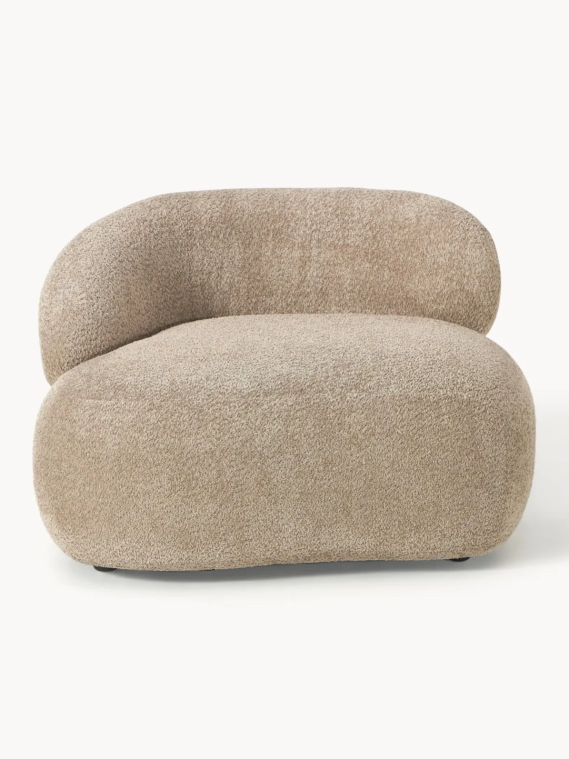 New Sillón lounge de borreguillo bouclé Alba Butacas|Sillones