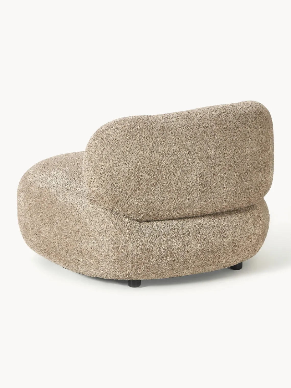 New Sillón lounge de borreguillo bouclé Alba Butacas|Sillones
