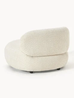 Outlet Sillón lounge de borreguillo bouclé Alba Butacas|Sillones