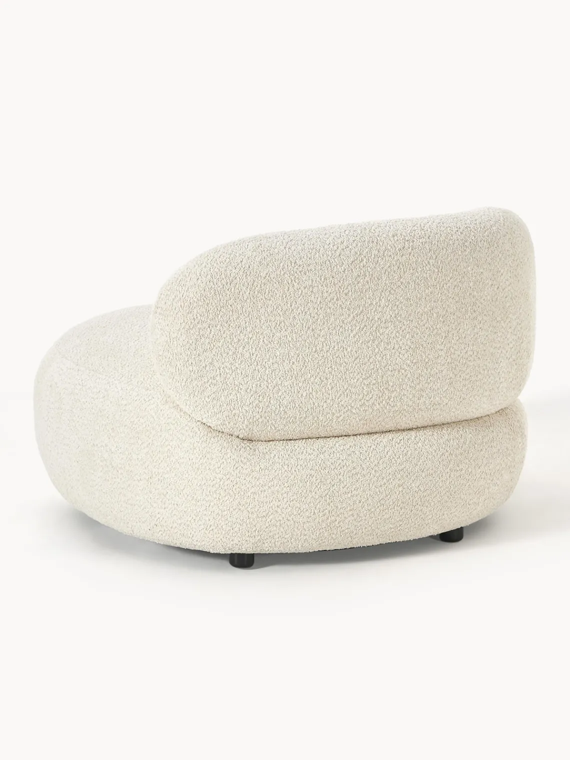 Outlet Sillón lounge de borreguillo bouclé Alba Butacas|Sillones