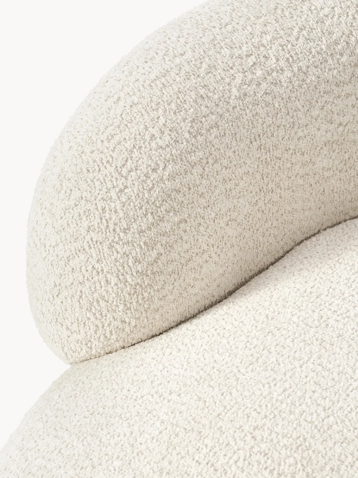 Outlet Sillón lounge de borreguillo bouclé Alba Butacas|Sillones