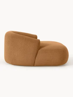 Butacas|Sillones></noscript>Westwing Collection Sillón lounge grande en tejido bouclé Sofia Bouclé marrón claro