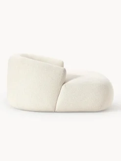 Butacas|Sillones></noscript>Westwing Collection Sillón lounge grande en tejido bouclé Sofia Bouclé blanco Off White