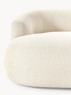 Butacas|Sillones></noscript>Westwing Collection Sillón lounge grande en tejido bouclé Sofia Bouclé blanco Off White