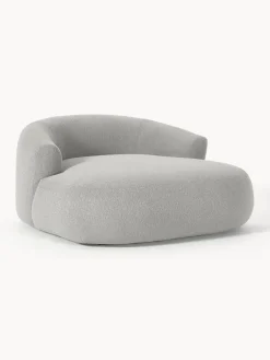 Sale Sillón lounge grande en tejido bouclé Sofia Butacas|Sillones
