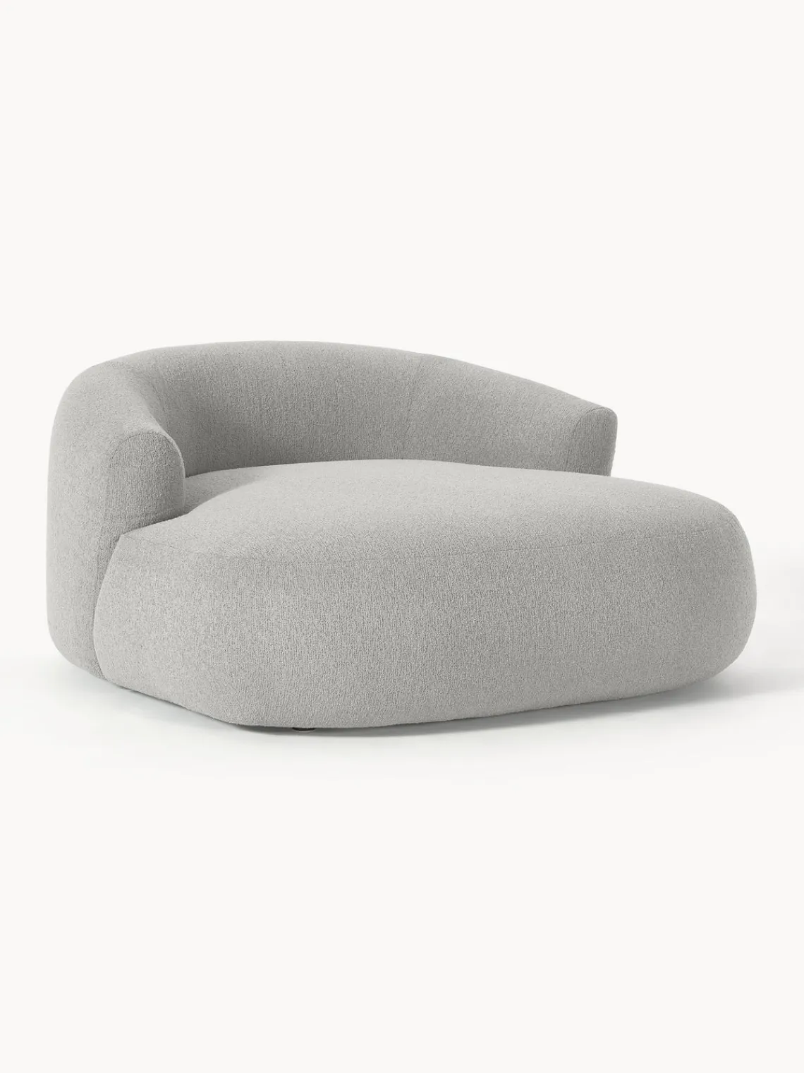 Sale Sillón lounge grande en tejido bouclé Sofia Butacas|Sillones