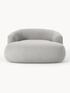 Sale Sillón lounge grande en tejido bouclé Sofia Butacas|Sillones