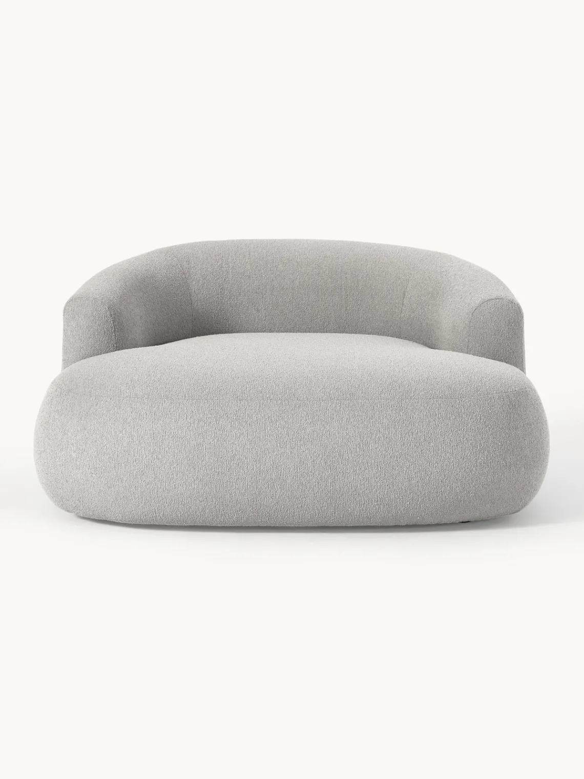 Sale Sillón lounge grande en tejido bouclé Sofia Butacas|Sillones