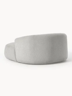 Sale Sillón lounge grande en tejido bouclé Sofia Butacas|Sillones
