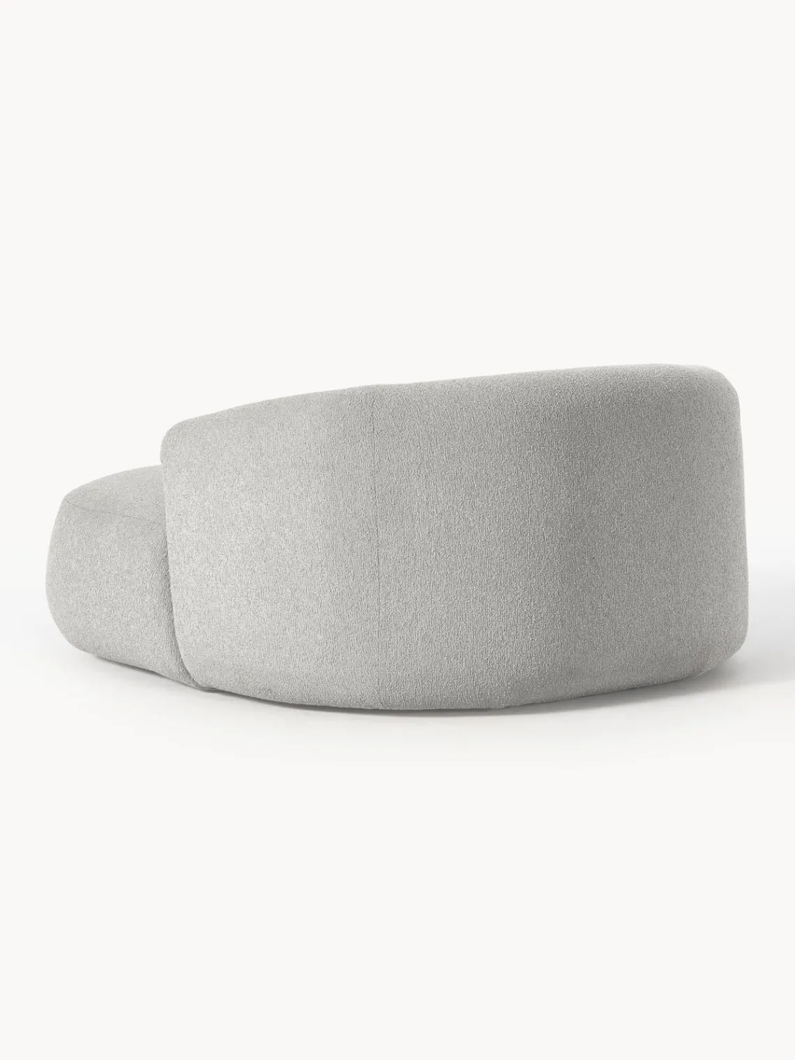 Sale Sillón lounge grande en tejido bouclé Sofia Butacas|Sillones