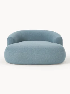 Sale Sillón lounge grande en tejido bouclé Sofia Butacas|Sillones