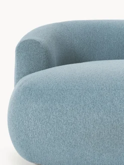 Sale Sillón lounge grande en tejido bouclé Sofia Butacas|Sillones