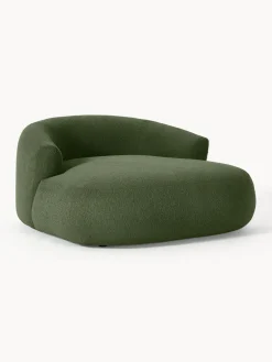 Sillón lounge grande en tejido bouclé Sofia Butacas|Sillones