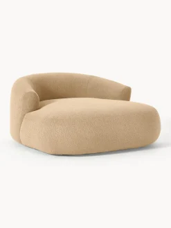Butacas|Sillones>Westwing Collection Sillón lounge grande en tejido bouclé Sofia Bouclé beige