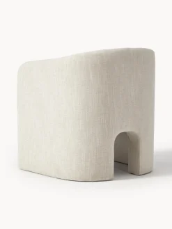 Sillones Pequeños|Sillones></noscript>Westwing Collection Sillón Mairo Mezcla de lino beige claro