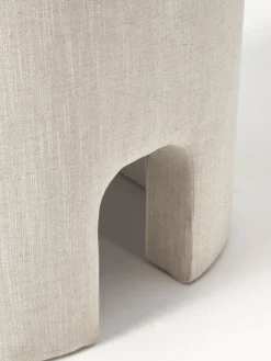 Sillones Pequeños|Sillones></noscript>Westwing Collection Sillón Mairo Mezcla de lino beige claro