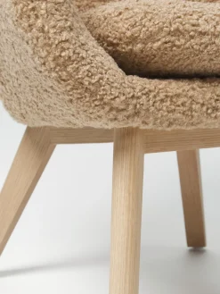 Sillones Orejeros|Sillones></noscript>Westwing Collection Sillón orejero de borreguillo Wing Borreguillo marrón claro