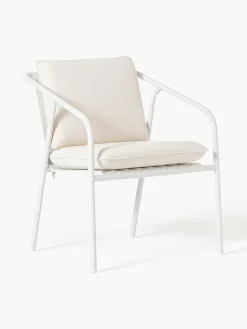 Sillas De Jardín|Sillas De Jardí­N>Westwing Collection Sillón para exterior Caio Blanco Off White, blanco