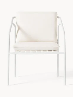 Sillas De Jardín|Sillas De Jardí­N></noscript>Westwing Collection Sillón para exterior Caio Blanco Off White, blanco