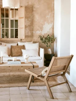 Sale Sillón para exterior con apariencia de madera Palina Sillones De Jardín|Sillones De Jardí­N