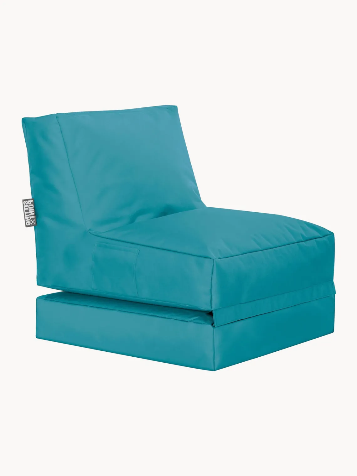 Puf De Exterior|Muebles De Jardín>Magma Sillón para exterior Pop Up, reclinable Tejido azul petróleo