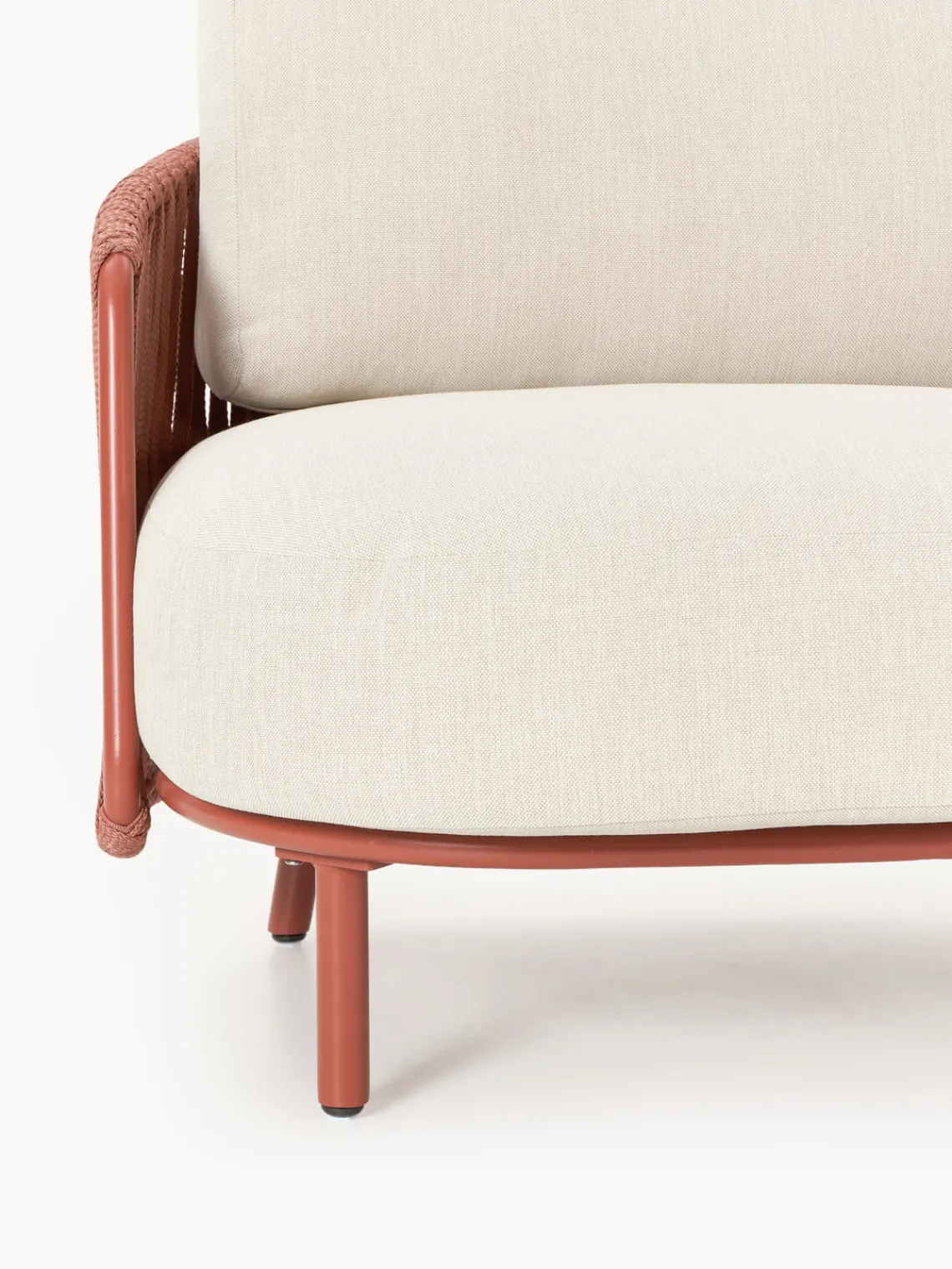 Sillones De Jardín|Sillones De JardíN>Westwing Collection Sillón para exterior Sienna Tejido beige claro, terracota