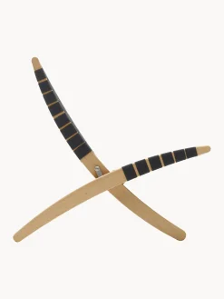 Sillones Pequeños|Sillones></noscript>Carl Hansen & Søn Sillón plegable con asiento y respaldo tejidos a mano MG501 Cuba Madera de haya barnizada, beige claro