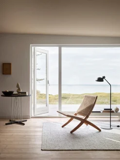 Sillones Pequeños|Sillones></noscript>Carl Hansen & Søn Sillón plegable con asiento y respaldo tejidos a mano MG501 Cuba Madera de roble barnizada, beige claro