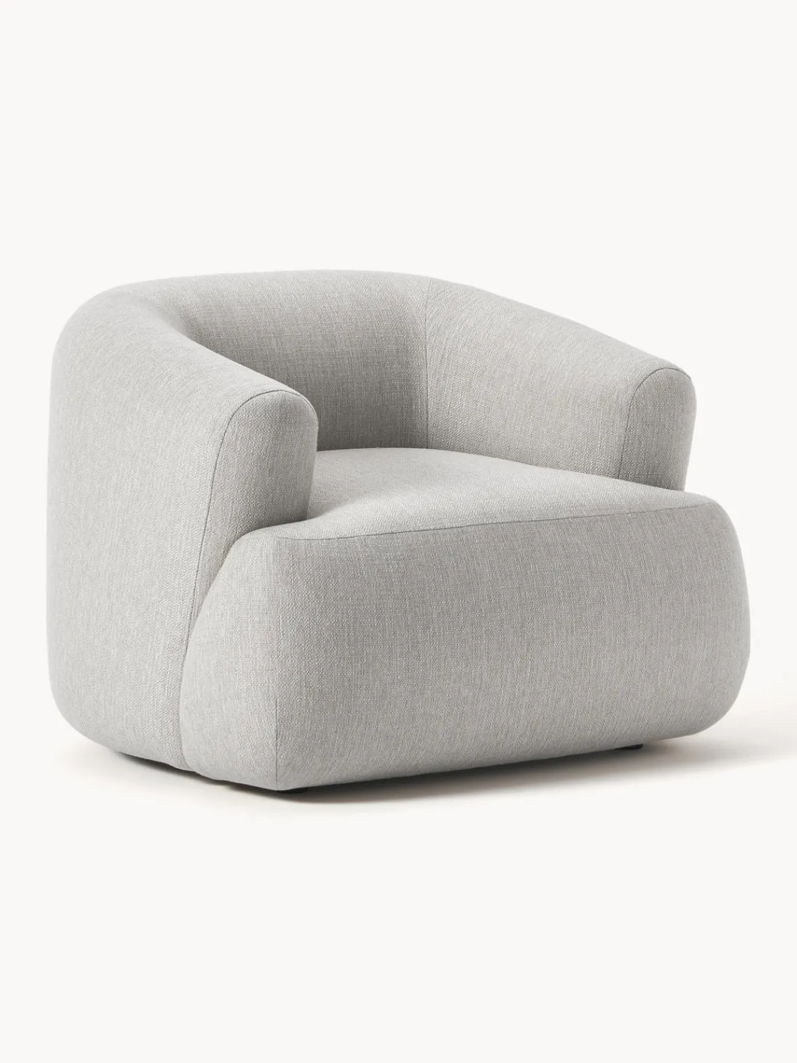 Butacas|Sillones>Westwing Collection Sillón Sofia Tejido grueso gris