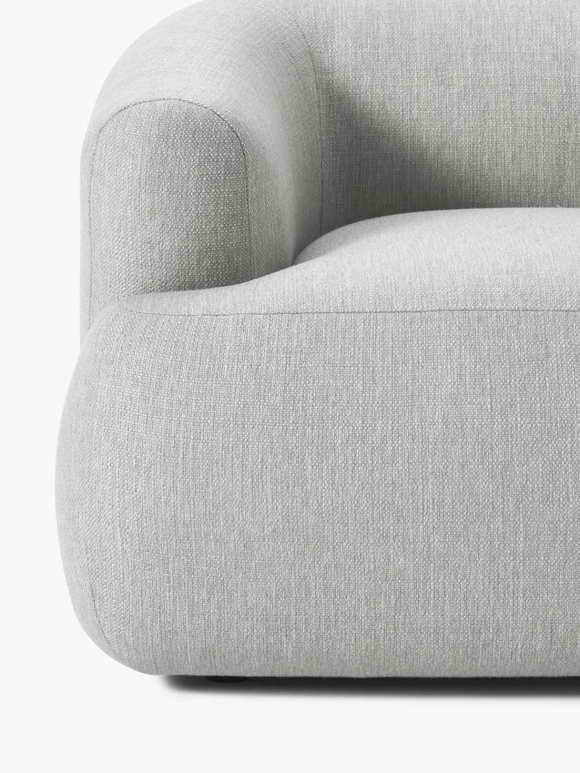 Butacas|Sillones>Westwing Collection Sillón Sofia Tejido grueso gris