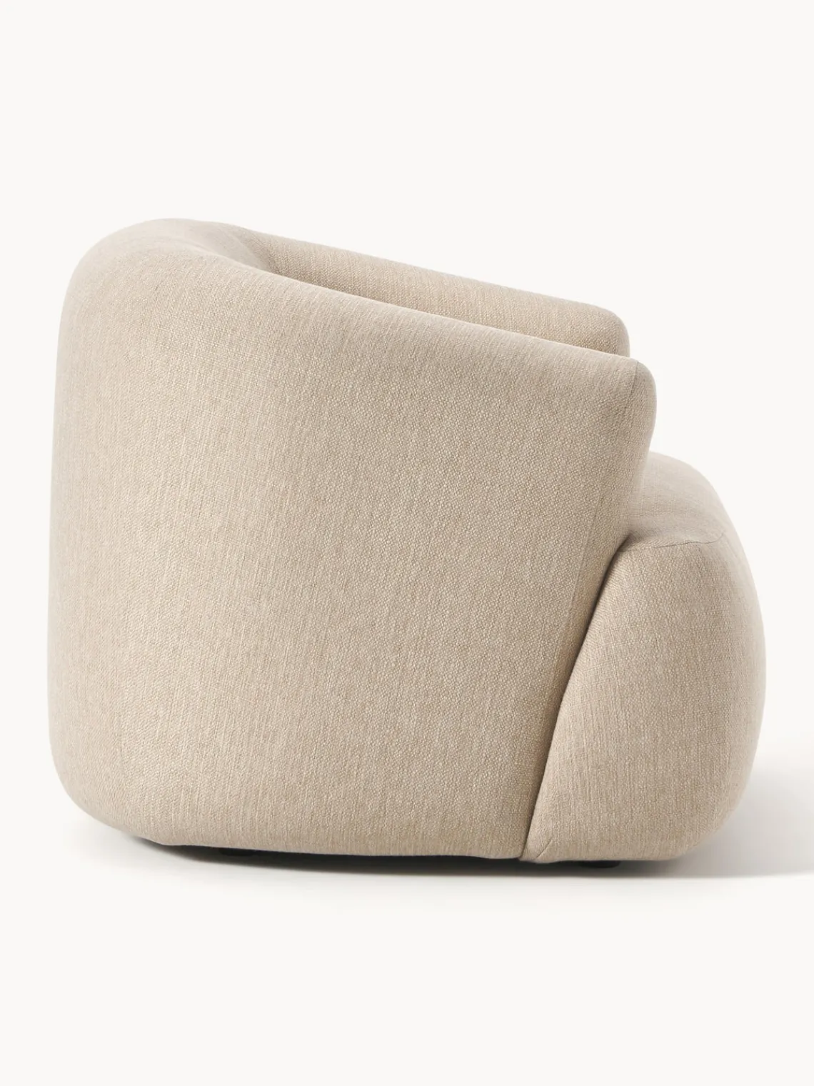 Butacas|Sillones>Westwing Collection Sillón Sofia Tejido grueso beige claro
