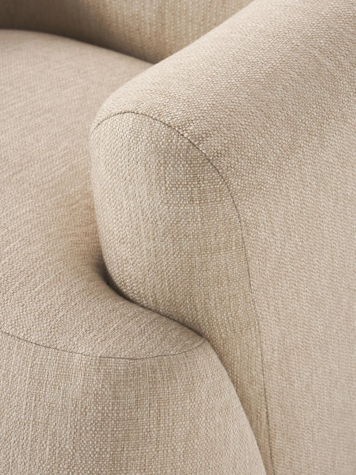 Butacas|Sillones>Westwing Collection Sillón Sofia Tejido grueso beige claro