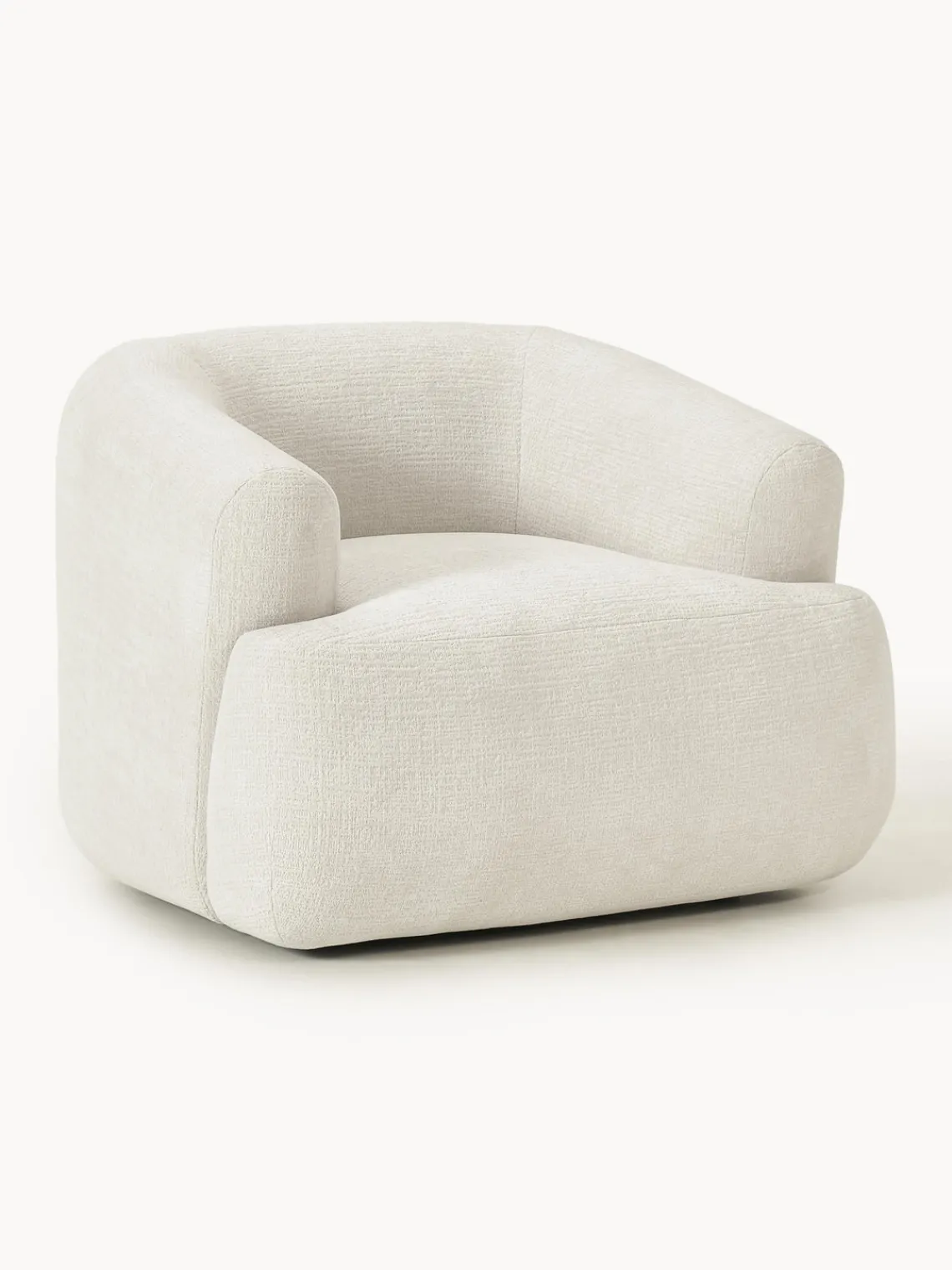 Butacas|Sillones>Westwing Collection Sillón Sofia Terciopelo blanco Off White