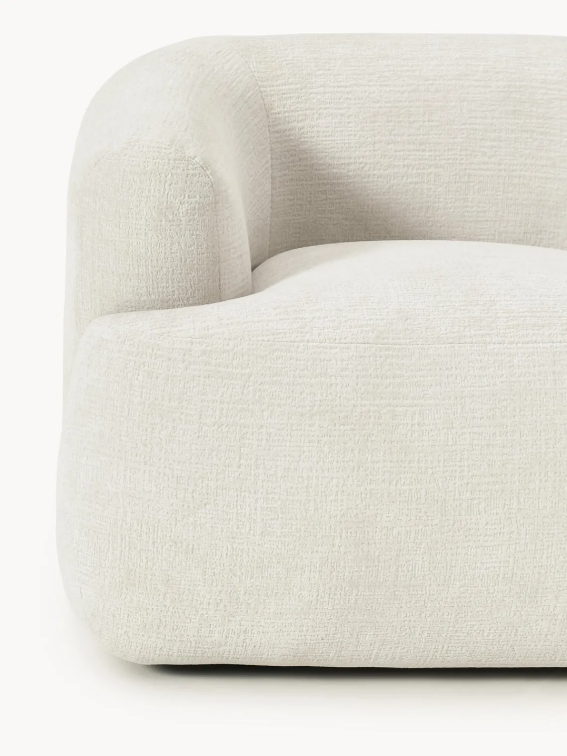 Butacas|Sillones>Westwing Collection Sillón Sofia Terciopelo blanco Off White
