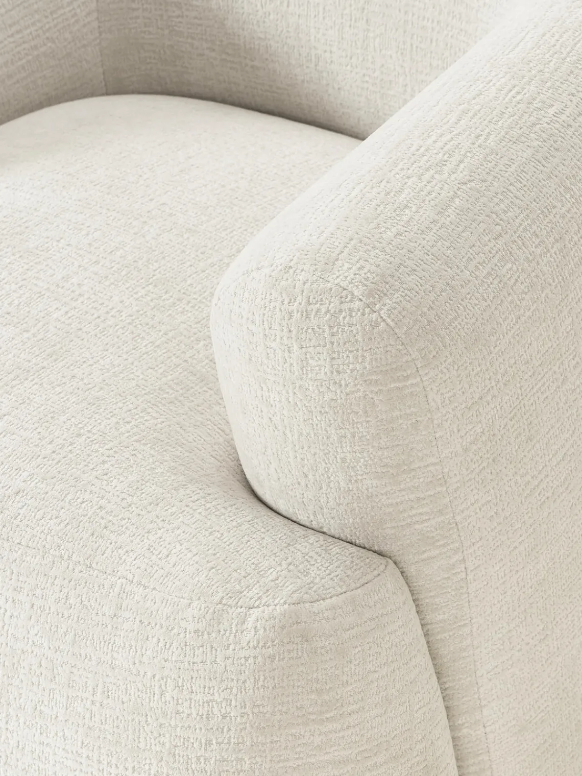Butacas|Sillones>Westwing Collection Sillón Sofia Terciopelo blanco Off White
