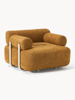 Sillones Pequeños|Sillones>Westwing Collection Sillón Stella Tejido jaspeado ocre
