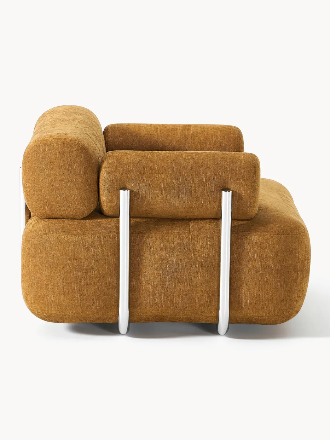 Sillones Pequeños|Sillones>Westwing Collection Sillón Stella Tejido jaspeado ocre