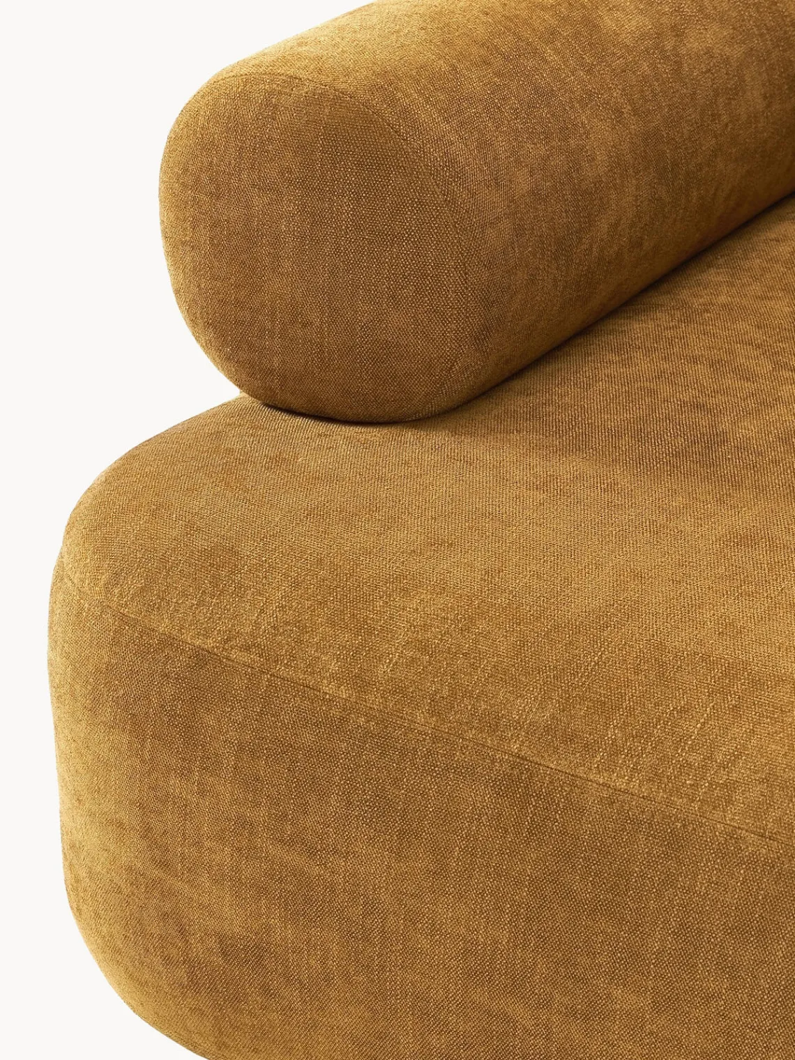 Sillones Pequeños|Sillones>Westwing Collection Sillón Stella Tejido jaspeado ocre