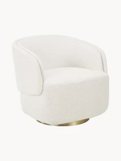 Best Sillón tapizado en tejido bouclé Irene Sillones Pequeños|Sillones