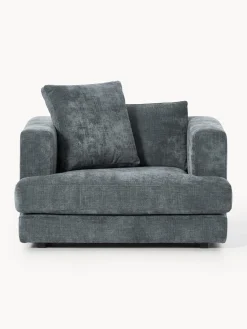 Butacas|Sillones></noscript>Westwing Collection Sillón Tribeca Chenilla gris azulado