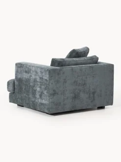 Butacas|Sillones></noscript>Westwing Collection Sillón Tribeca Chenilla gris azulado