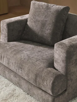 Butacas|Sillones>Westwing Collection Sillón Tribeca Chenilla taupe