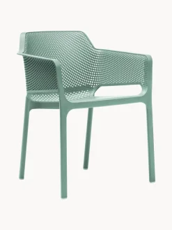 Hot Sillones de jardín apilables con reposabrazos Net, 2 uds. Sillas De Jardín|Sillas De Jardí­N