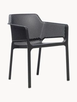 New Sillones de jardín apilables con reposabrazos Net, 2 uds. Sillas De Jardín|Sillas De JardíN