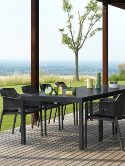 New Sillones de jardín apilables con reposabrazos Net, 2 uds. Sillas De Jardín|Sillas De Jardí­N