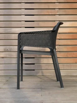 New Sillones de jardín apilables con reposabrazos Net, 2 uds. Sillas De Jardín|Sillas De Jardí­N