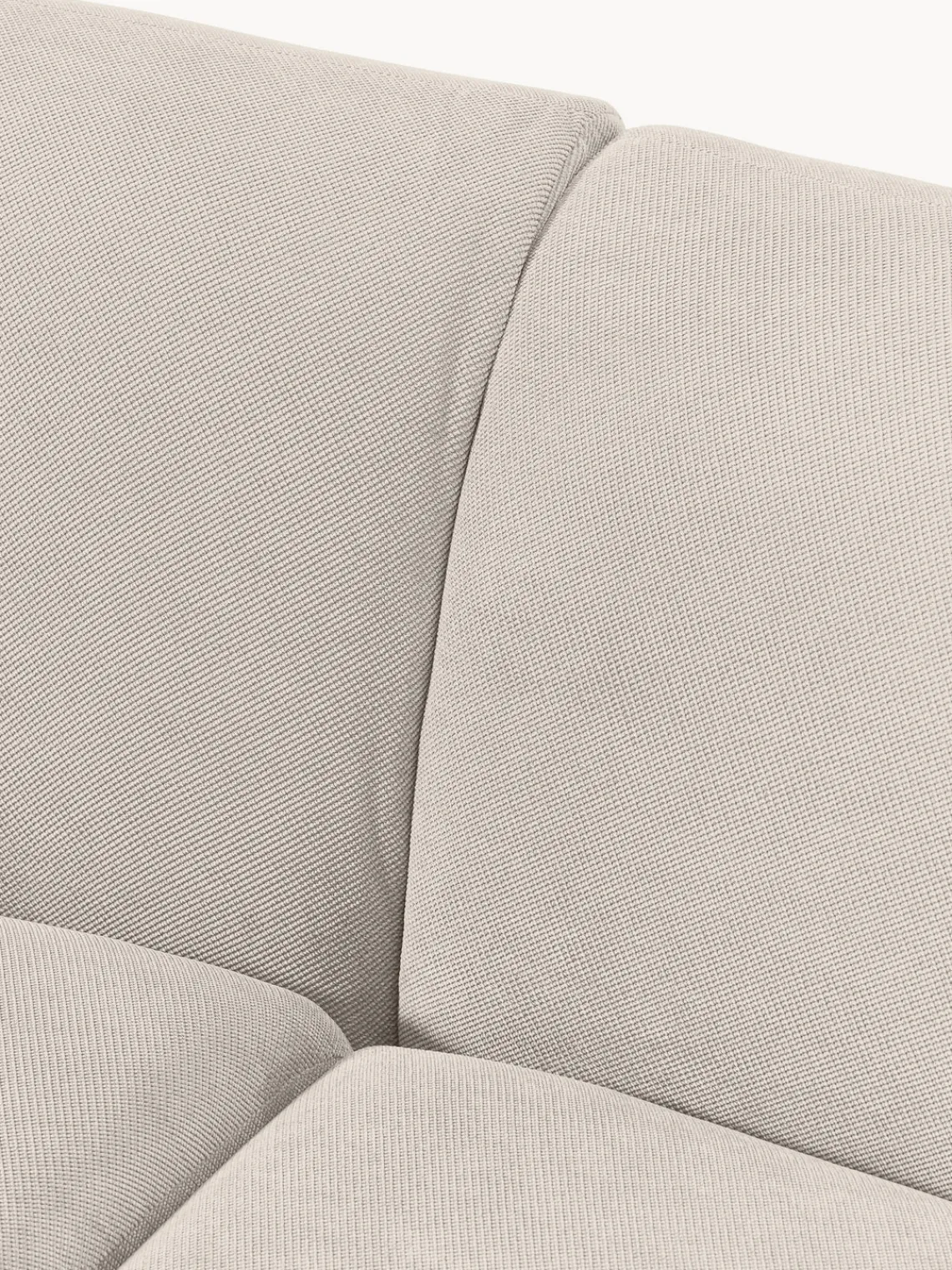 Sofás 3 Plazas|Sofás>Westwing Collection Sofá Alba (4 plazas) Tejido aterciopelado blanco crema