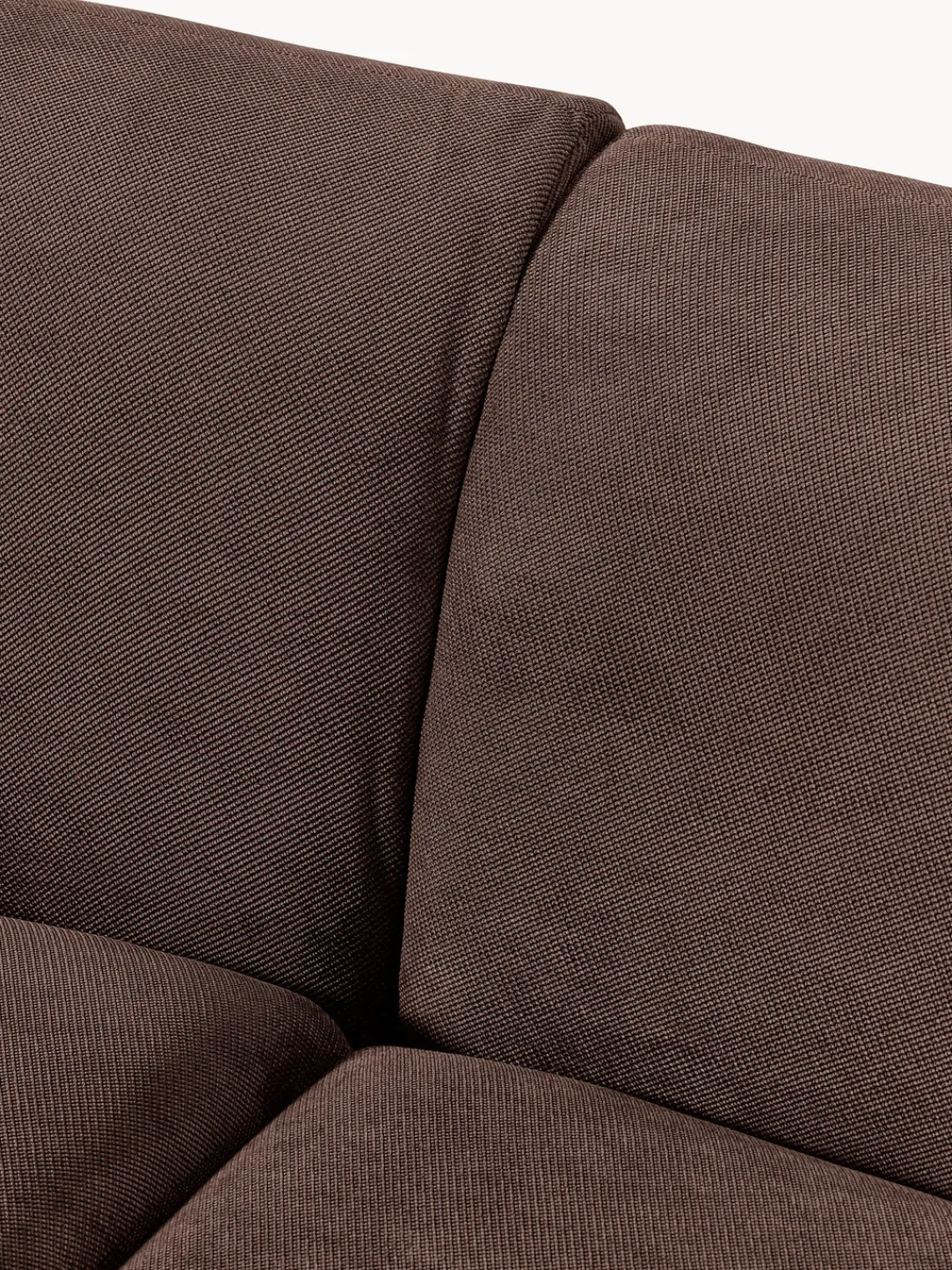 Sofás 3 Plazas|Sofás>Westwing Collection Sofá Alba (4 plazas) Tejido aterciopelado marrón oscuro