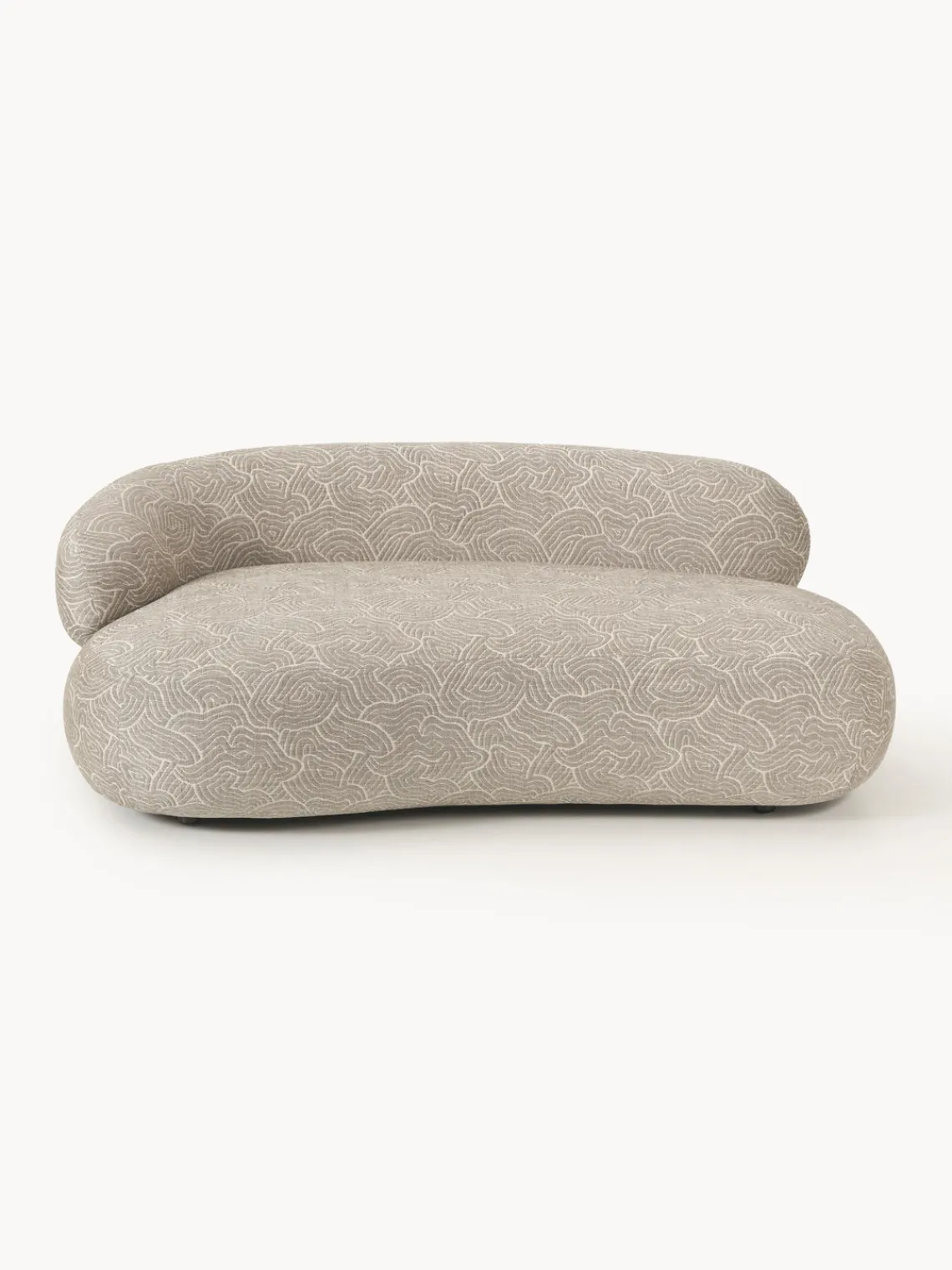 Sofás 2 Plazas|Sofás>Westwing Collection Sofá Alba (2 plazas) Tejido marrón